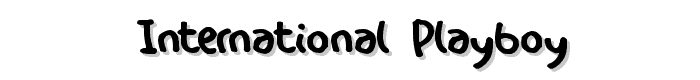 International Playboy font